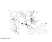 Схема №2 BGS62530 Roxx`x ProPower с изображением Кабельная катушка для пылесоса Bosch 00655846